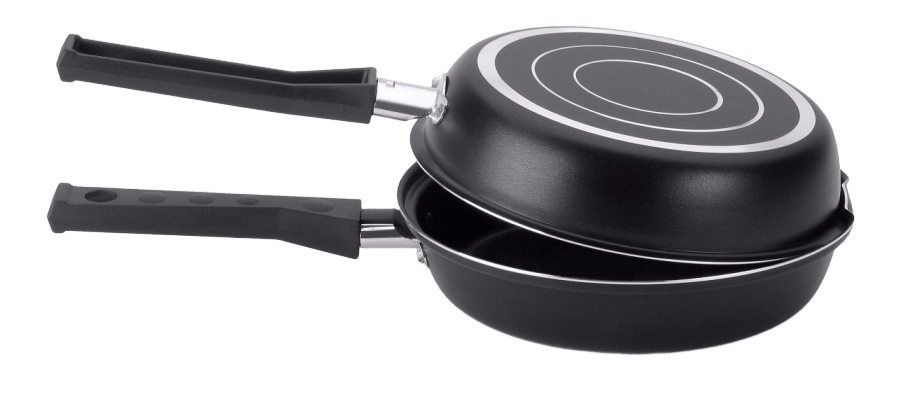 Sartén doble 14 Gourmet antiadherente para tortillas